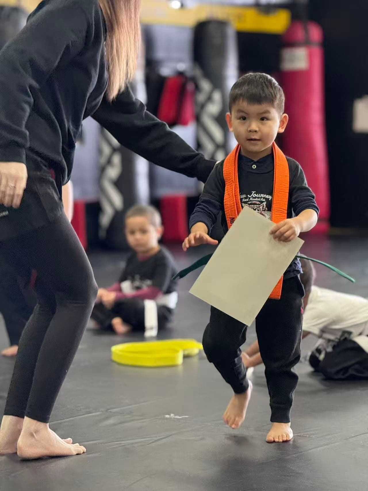 Lev MMA rank promotion certificate walk