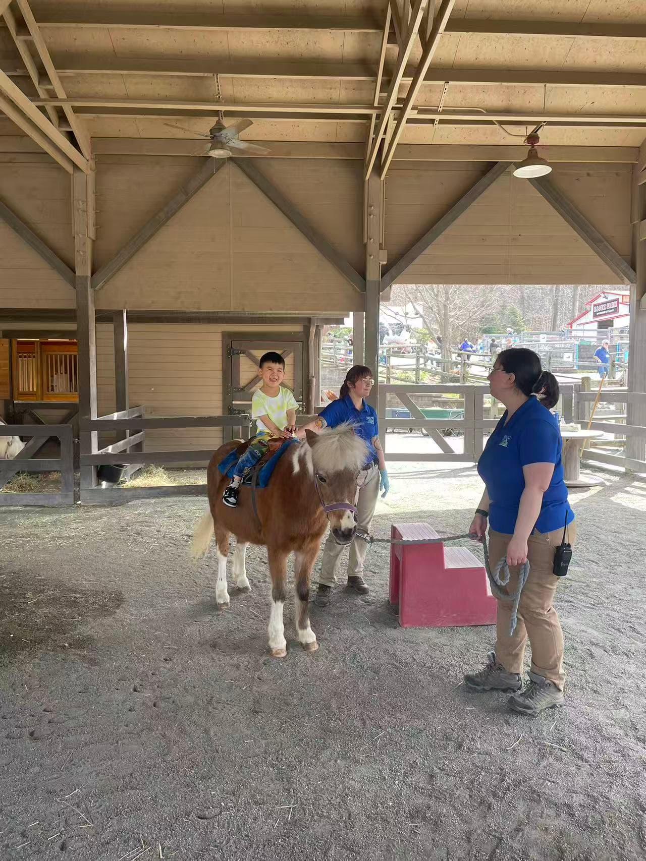 Lev REC pony ride petting zoo